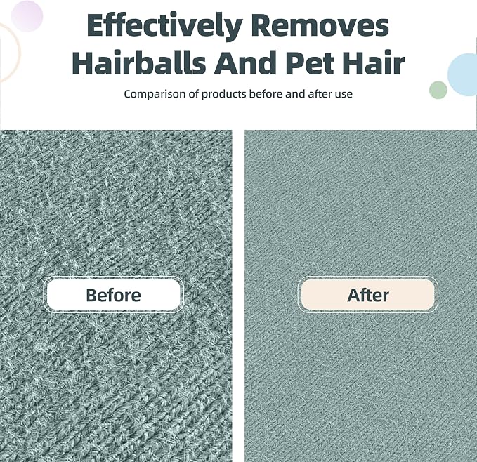 Flex Max Pet Hair Remover by LINTPLUS-Adjustable Pet Hair Removal Tool 2X More Effective Than Pro, Dog & Cat Hair Remover for Rugs, Couches & Pet Towers-Effortlessly Removes All Hair!