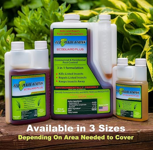 Concentrated Mosquito & Tick Yard Spray, Plant-Based, 64oz