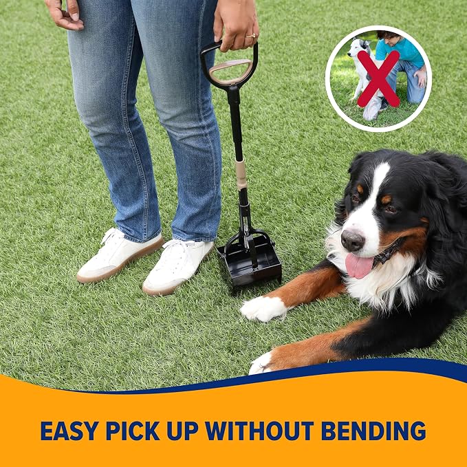Arm & Hammer Pooper Scooper Claw Scoop Dog Poop Scooper for Yard Pet Waste Management System | One handed grabbing action makes outdoor cleanup quick, keeps hands clean while picking up after pups on daily walks outside