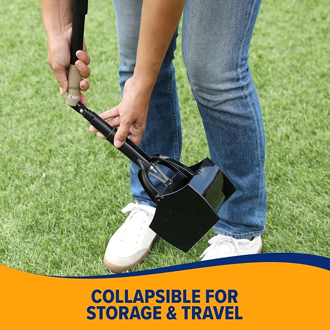 Arm & Hammer Pooper Scooper Claw Scoop Dog Poop Scooper for Yard Pet Waste Management System | One handed grabbing action makes outdoor cleanup quick, keeps hands clean while picking up after pups on daily walks outside