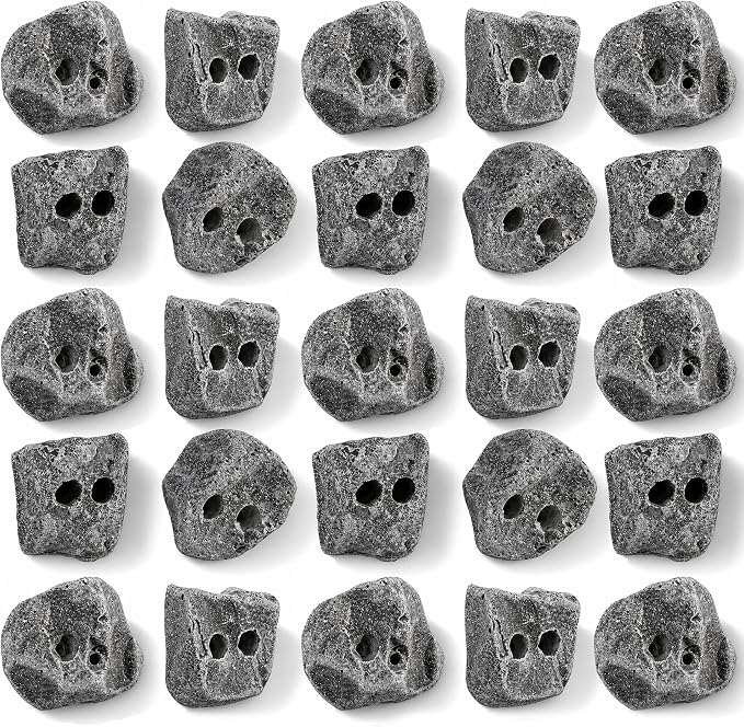 25 Large Screw On Rock Climbing Holds for Rock Wall Grips Made in USA | Rock Climbing Holds for Indoor Outdoor Play Set, Garage Gym, Bouldering, Trees - Rocky Mountain Climbing Gear