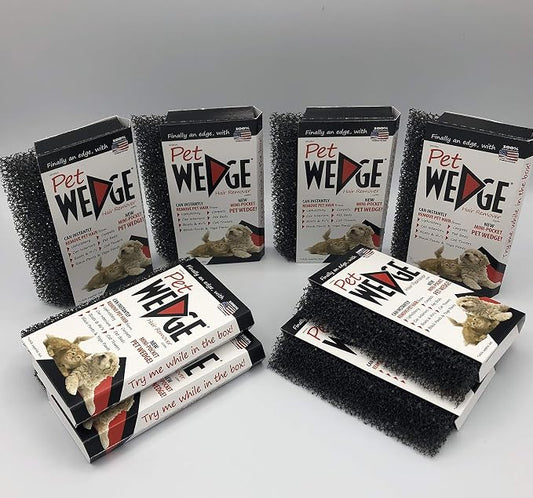 Mini-Pocket Pet Wedge Pet Hair Remover 8 Pack Bonus Pack