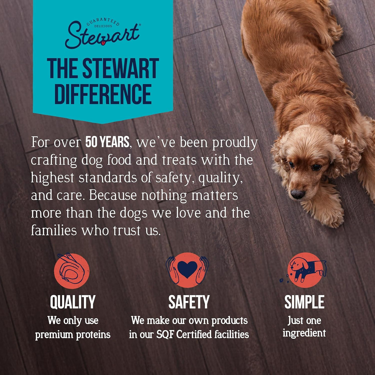 Stewart Chicken Breast Dog Treats, 14.8 oz, ~280 Pieces, Freeze Dried Raw, Single Ingredient, 74% Protein Training Treats or Meal Topper in a Value Size Resealable Tub, Grain Free, Gluten Free