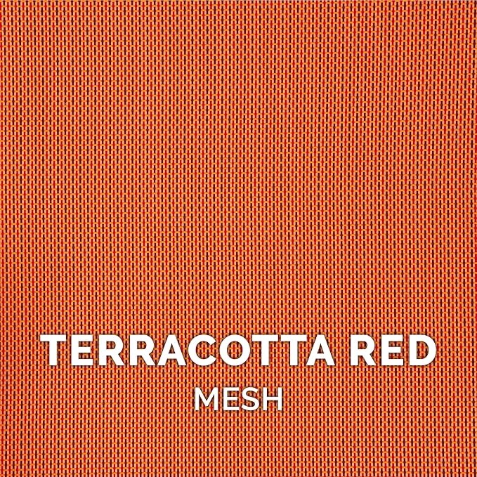 FurHaven Elevated Pet Cots - Cooling & Breathable Nylon Mesh Hammock for Large Dogs/Easy-to-Assemble/Durable and Reinforced/Perfect for Rest & Relaxation Outdoors - Terracotta Red, Extra Large
