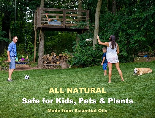 Concentrated Mosquito & Tick Yard Spray, Plant-Based, 64oz